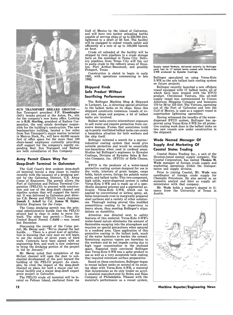 Maritime Reporter Magazine, page 10,  Aug 15, 1980