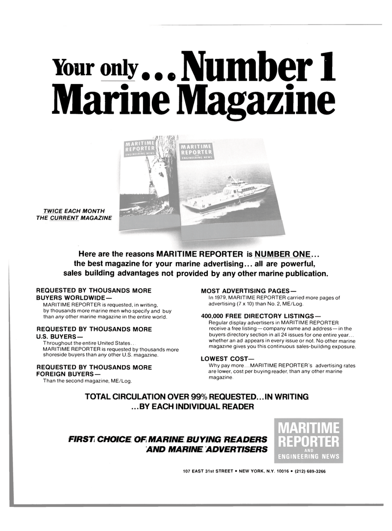 Maritime Reporter Magazine, page 43,  Aug 15, 1980