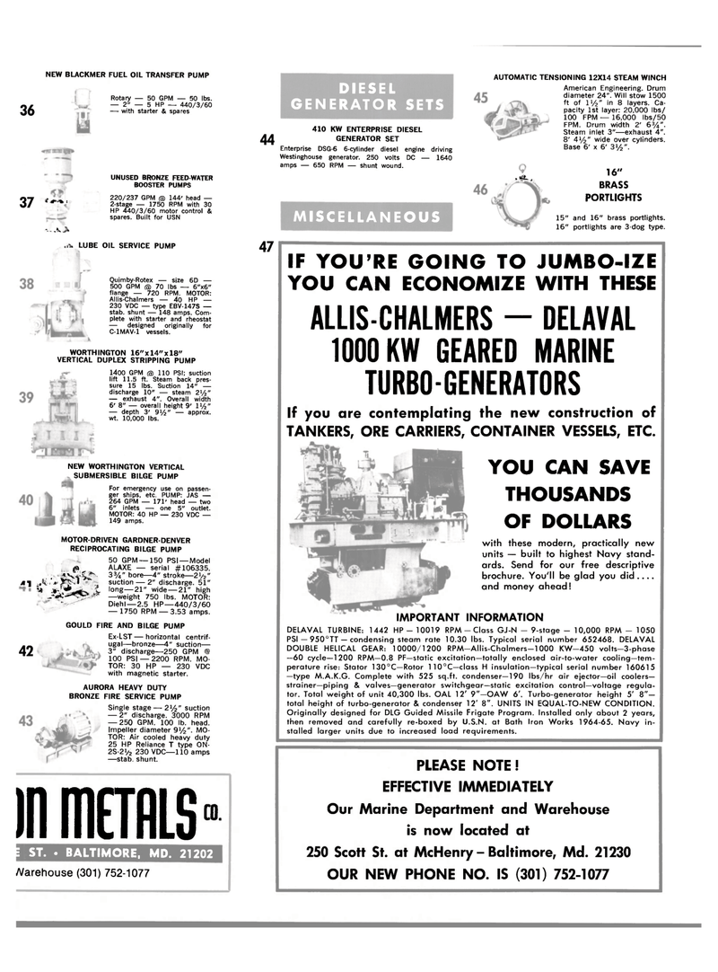 Maritime Reporter Magazine, page 47,  Sep 1980