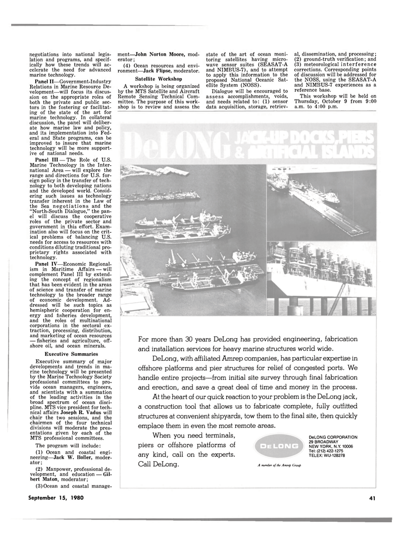 Maritime Reporter Magazine, page 39,  Sep 15, 1980