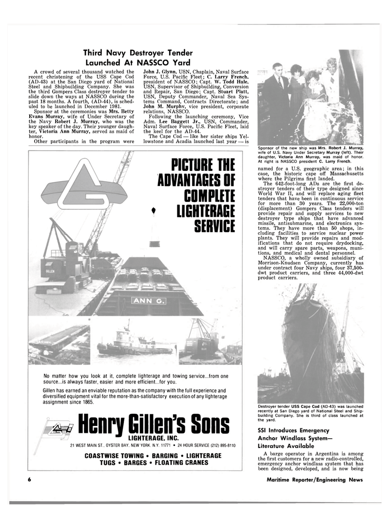 Maritime Reporter Magazine, page 4,  Sep 15, 1980