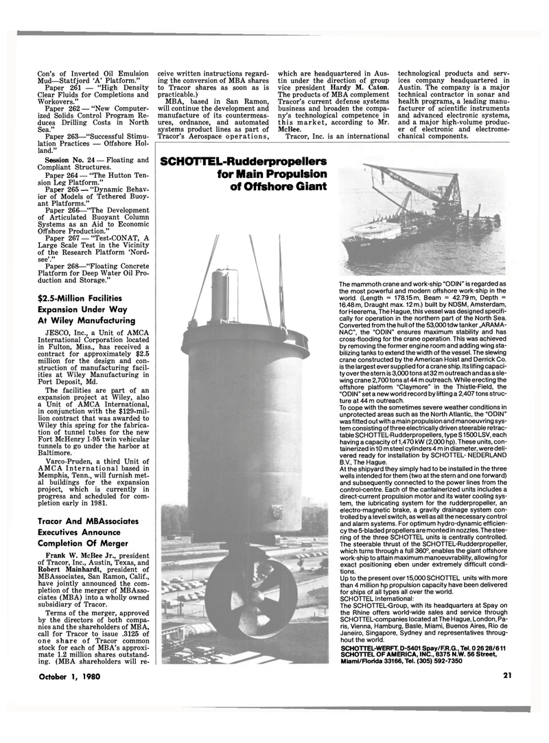 Maritime Reporter Magazine, page 17,  Oct 1980