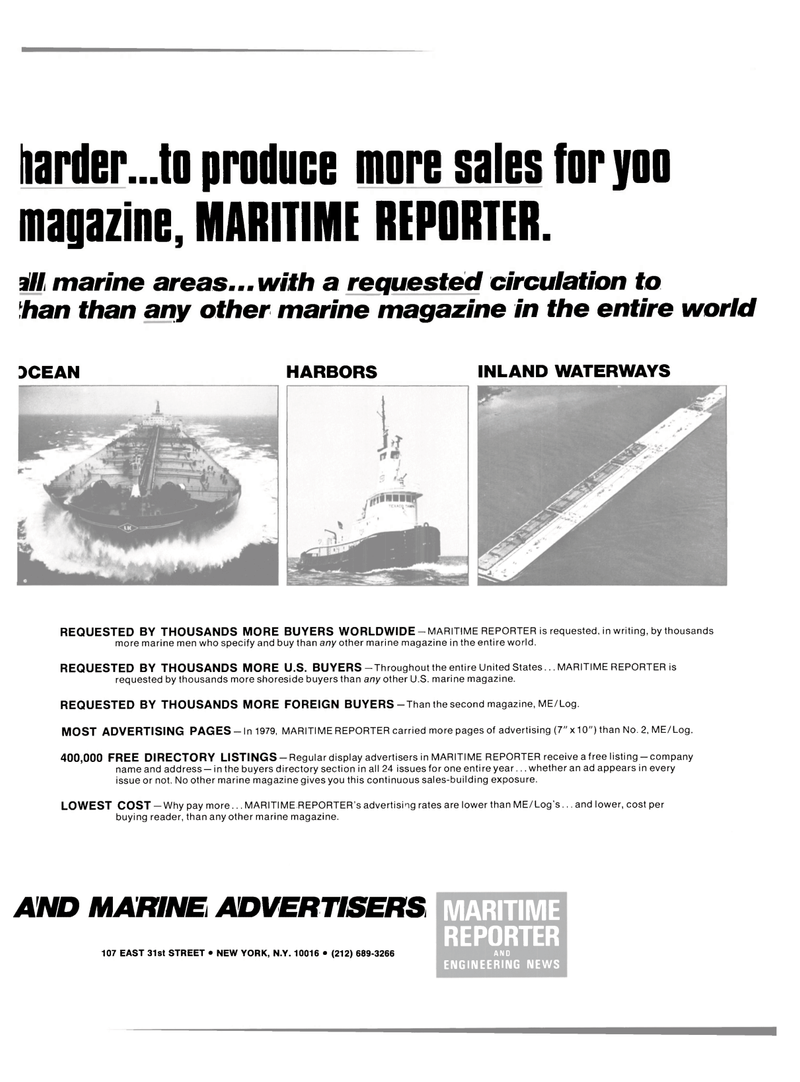 Maritime Reporter Magazine, page 35,  Oct 1980