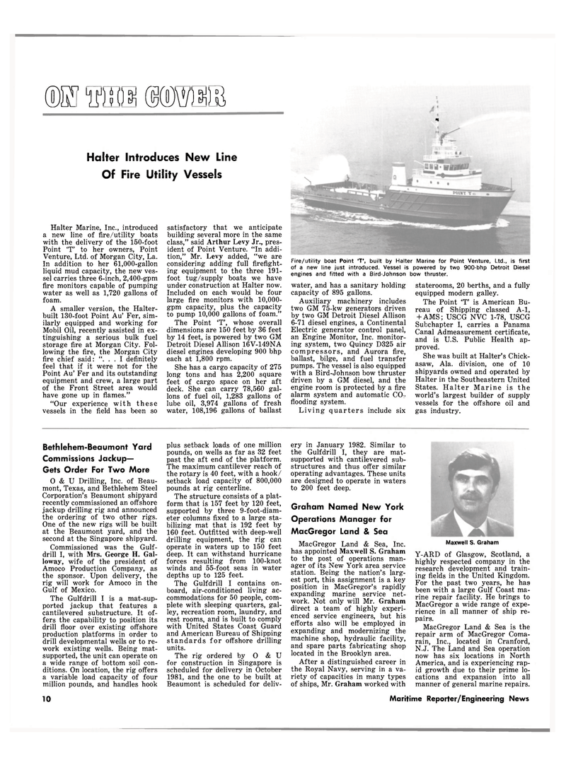 Maritime Reporter Magazine, page 8,  Nov 15, 1980