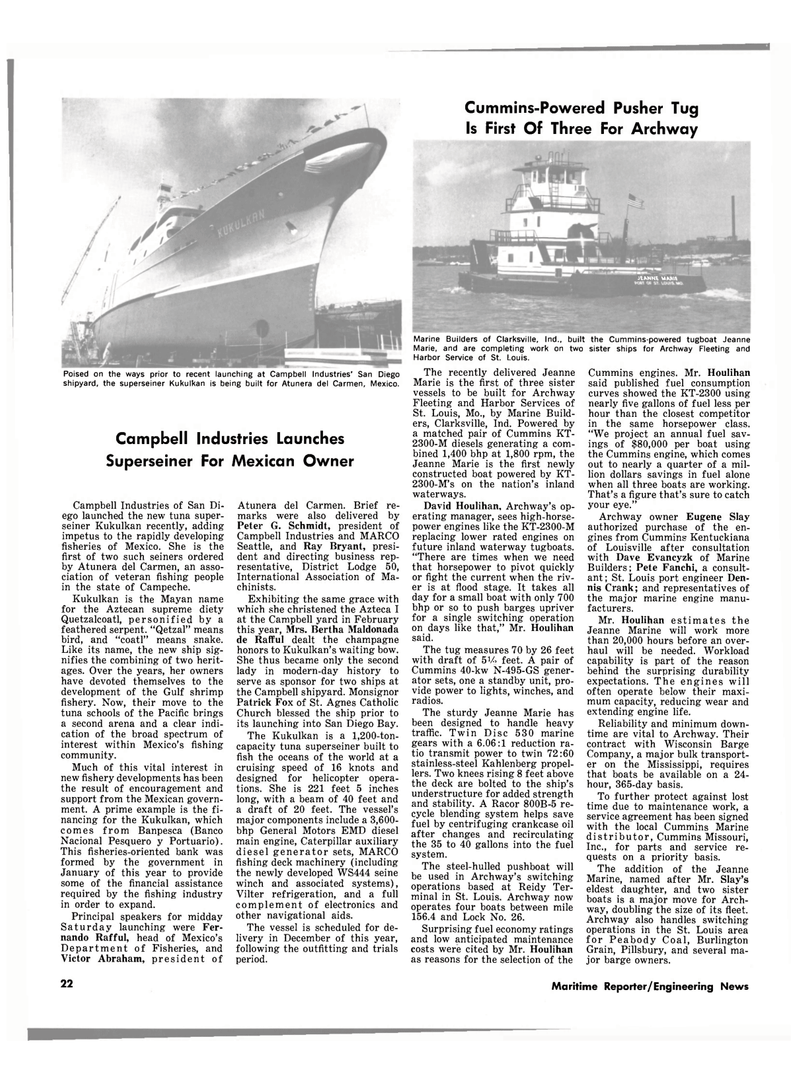 Maritime Reporter Magazine, page 20,  Nov 15, 1980