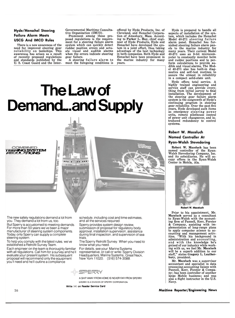 Maritime Reporter Magazine, page 24,  Nov 15, 1980