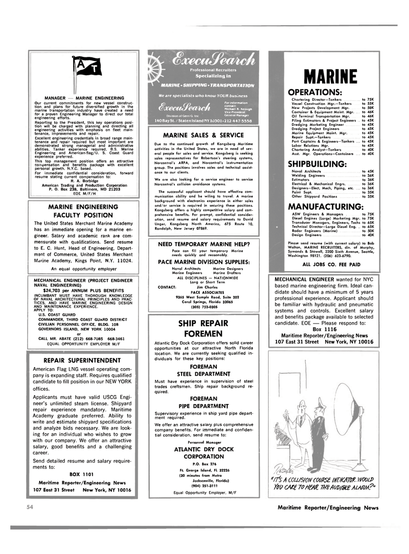 Maritime Reporter Magazine, page 54,  Nov 15, 1980