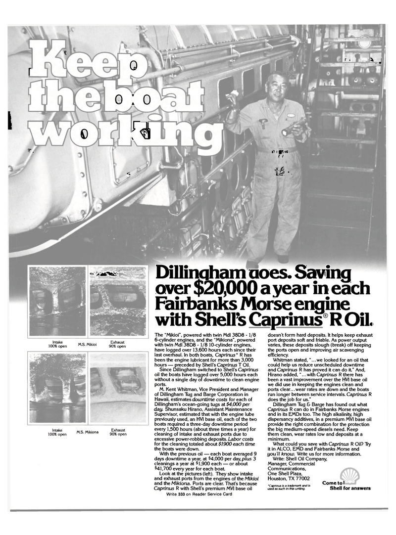 Maritime Reporter Magazine, page 21,  Dec 15, 1980