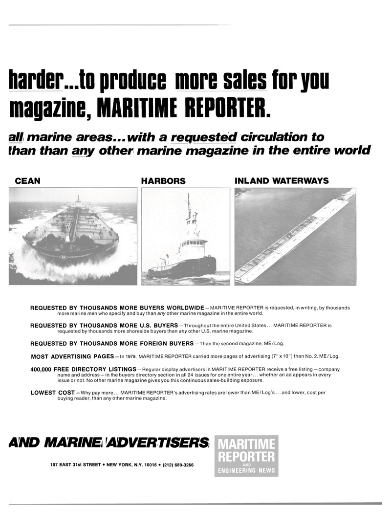 Maritime Reporter Magazine, page 45,  Dec 15, 1980