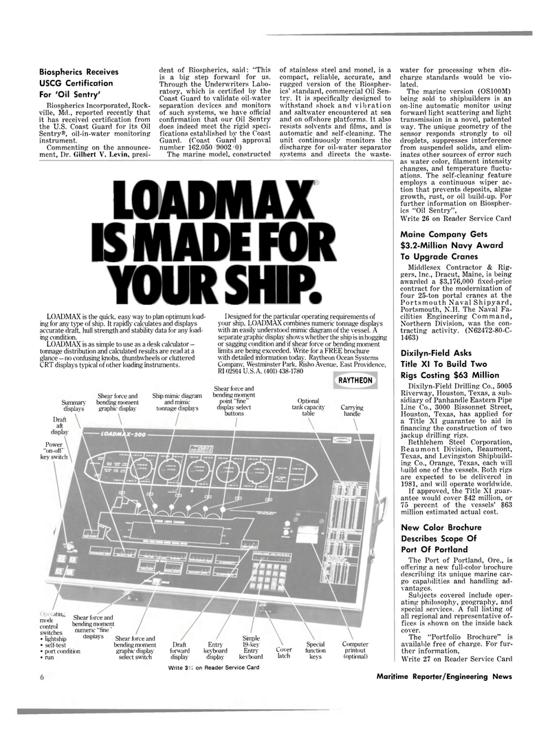 Maritime Reporter Magazine, page 4,  Dec 15, 1980