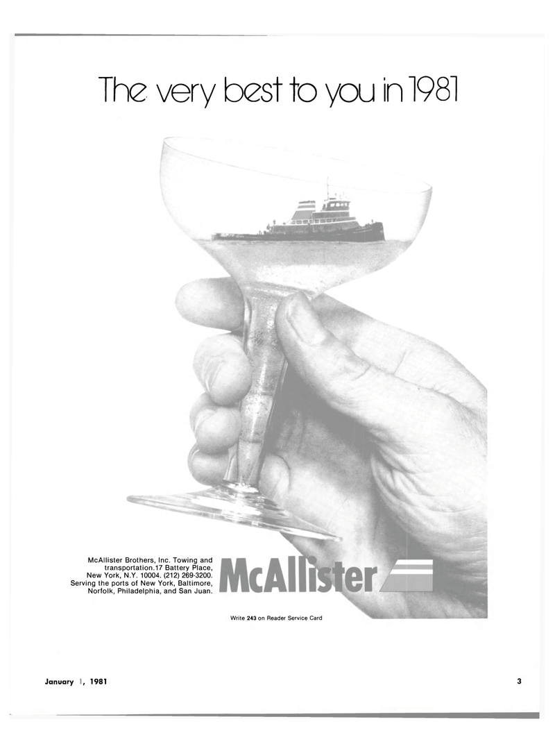 Maritime Reporter Magazine, page 1,  Jan 1981