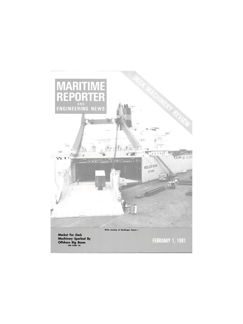 Maritime Reporter Magazine Cover Feb 1981 - 