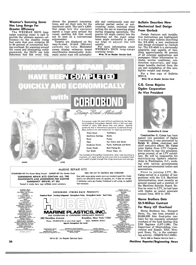 Maritime Reporter Magazine, page 32,  Feb 15, 1981