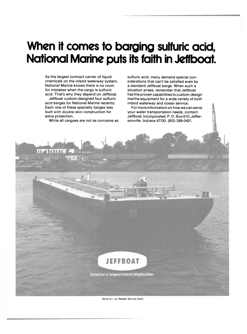 Maritime Reporter Magazine, page 4th Cover,  Feb 15, 1981