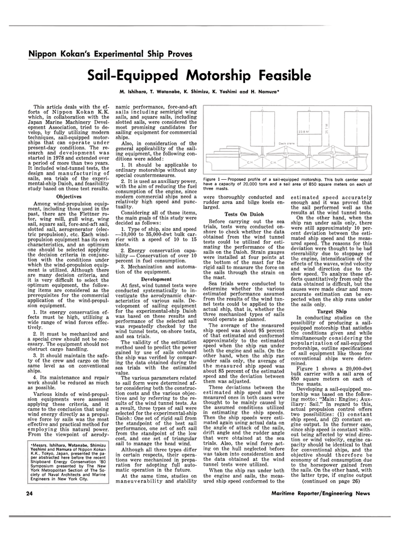 Maritime Reporter Magazine, page 22,  Mar 15, 1981