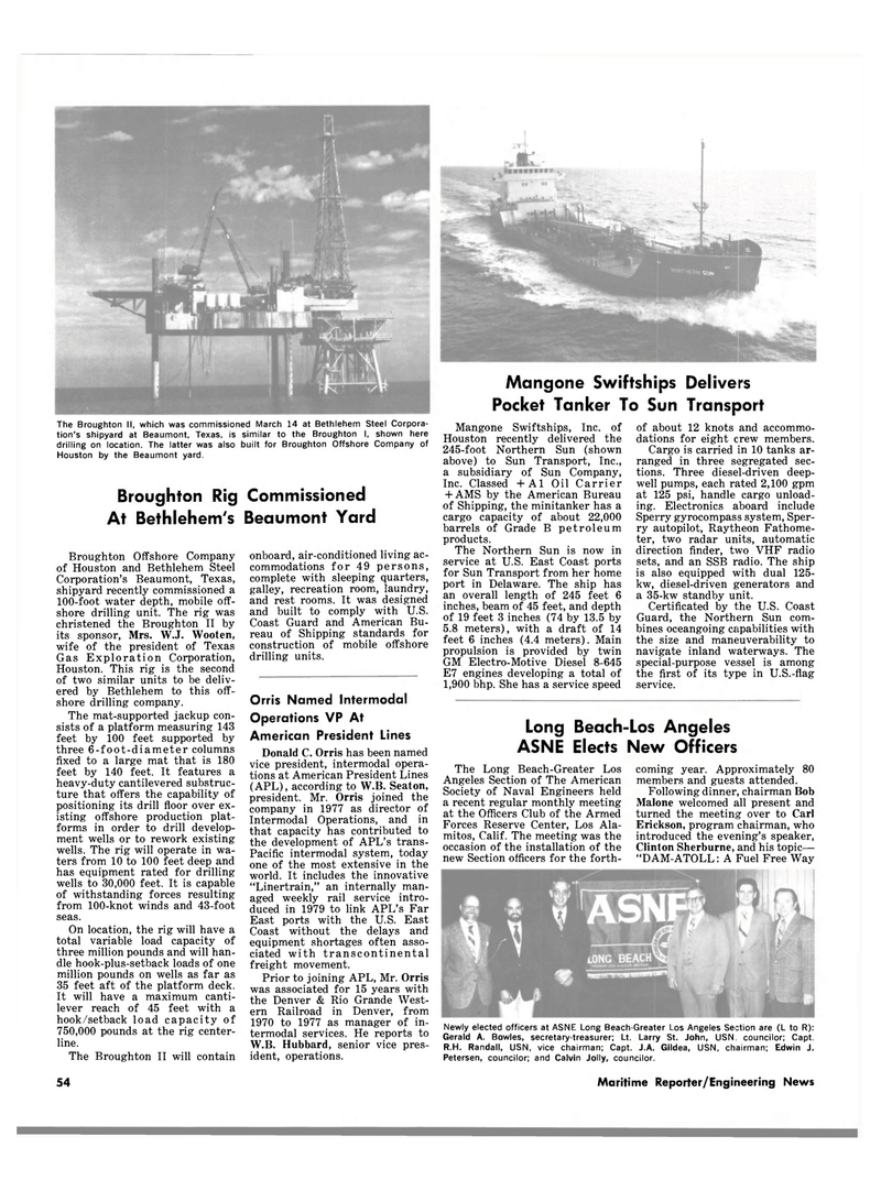 Maritime Reporter Magazine, page 52,  Apr 15, 1981