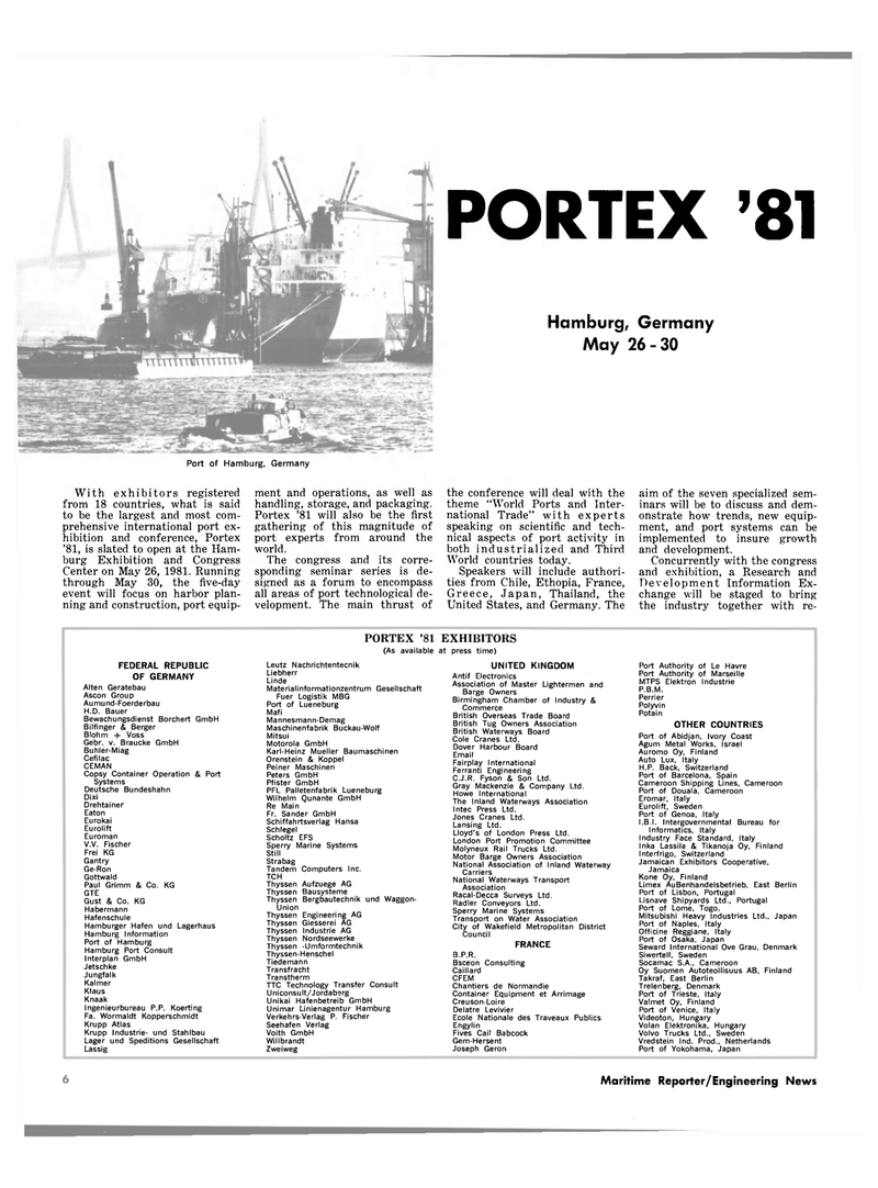 Maritime Reporter Magazine, page 4,  May 1981