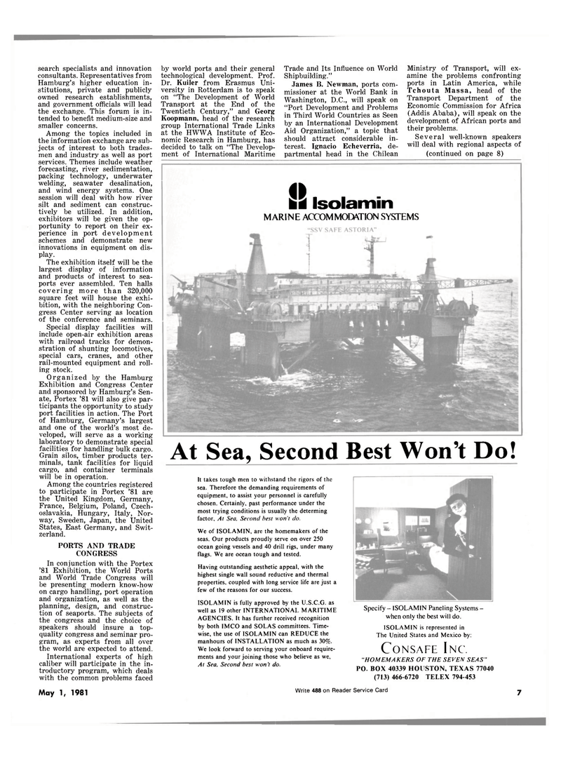 Maritime Reporter Magazine, page 5,  May 1981
