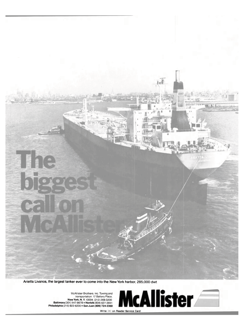 Maritime Reporter Magazine, page 1,  May 15, 1981