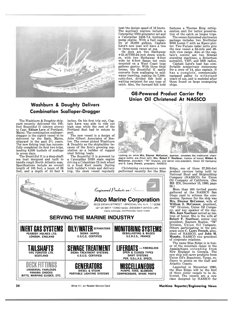 Maritime Reporter Magazine, page 32,  Jun 15, 1981