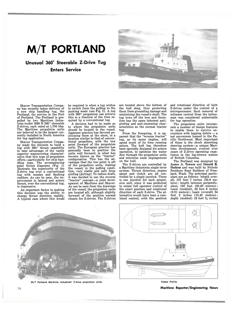 Maritime Reporter Magazine, page 14,  Jul 1981