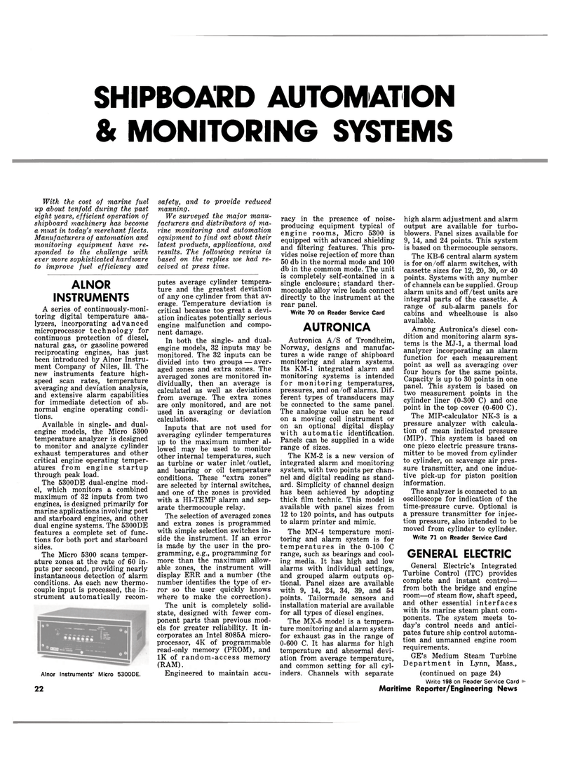 Maritime Reporter Magazine, page 20,  Jul 1981