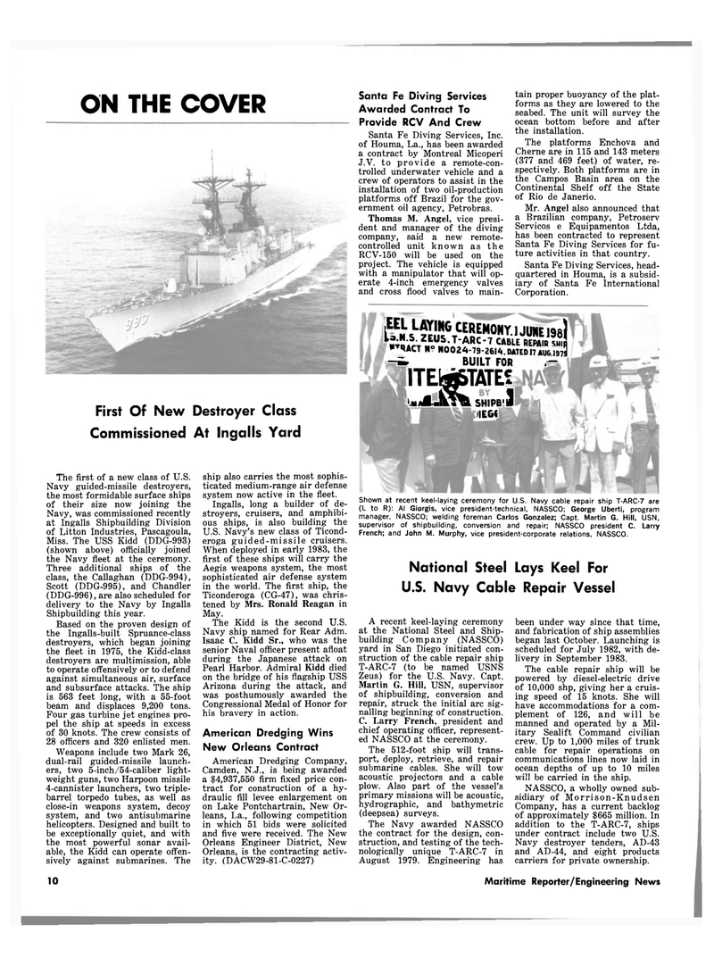 Maritime Reporter Magazine, page 8,  Jul 15, 1981