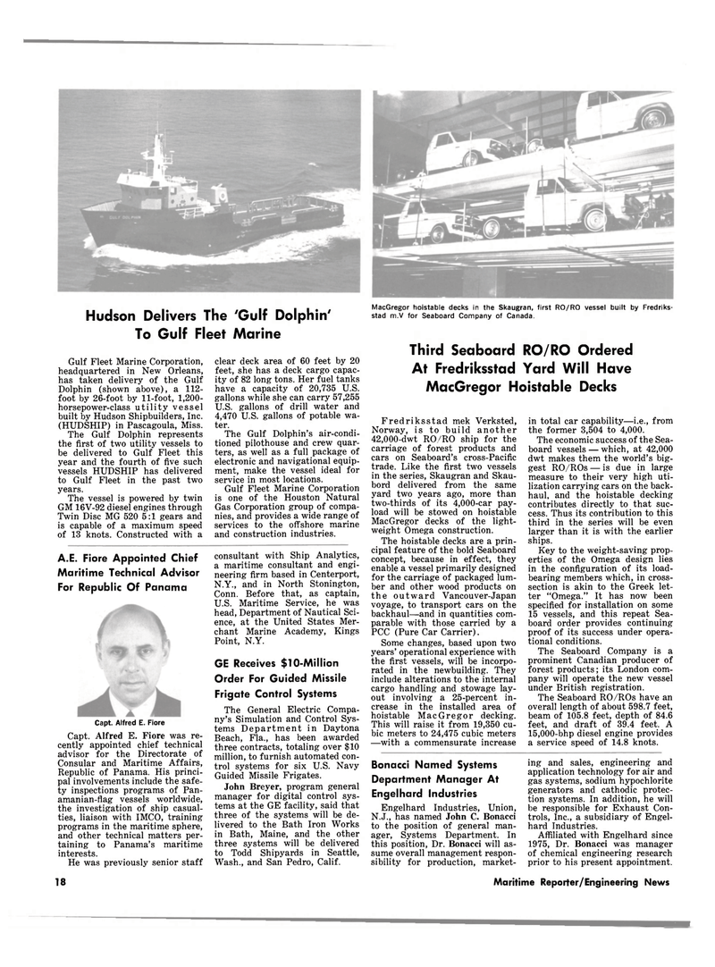 Maritime Reporter Magazine, page 16,  Jul 15, 1981