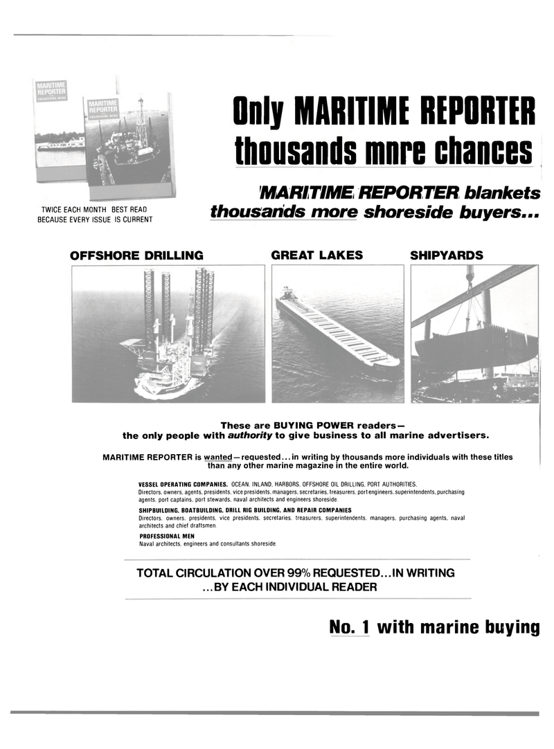 Maritime Reporter Magazine, page 30,  Jul 15, 1981