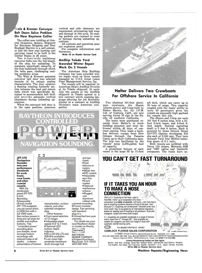 Maritime Reporter Magazine, page 2,  Aug 15, 1981