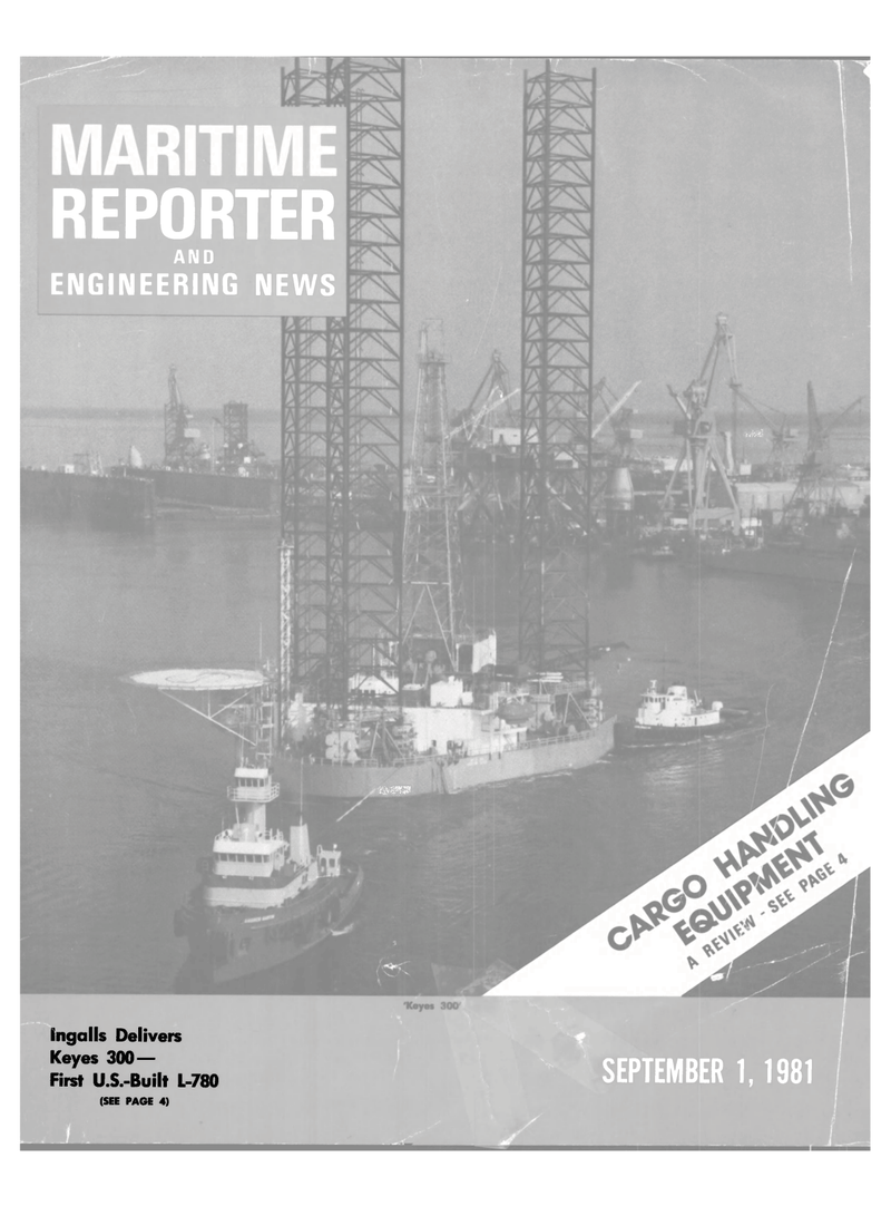 Maritime Reporter Magazine Cover Sep 1981 - 