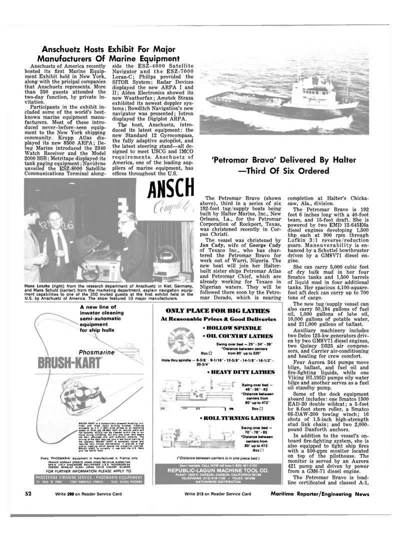 Maritime Reporter Magazine, page 50,  Sep 15, 1981