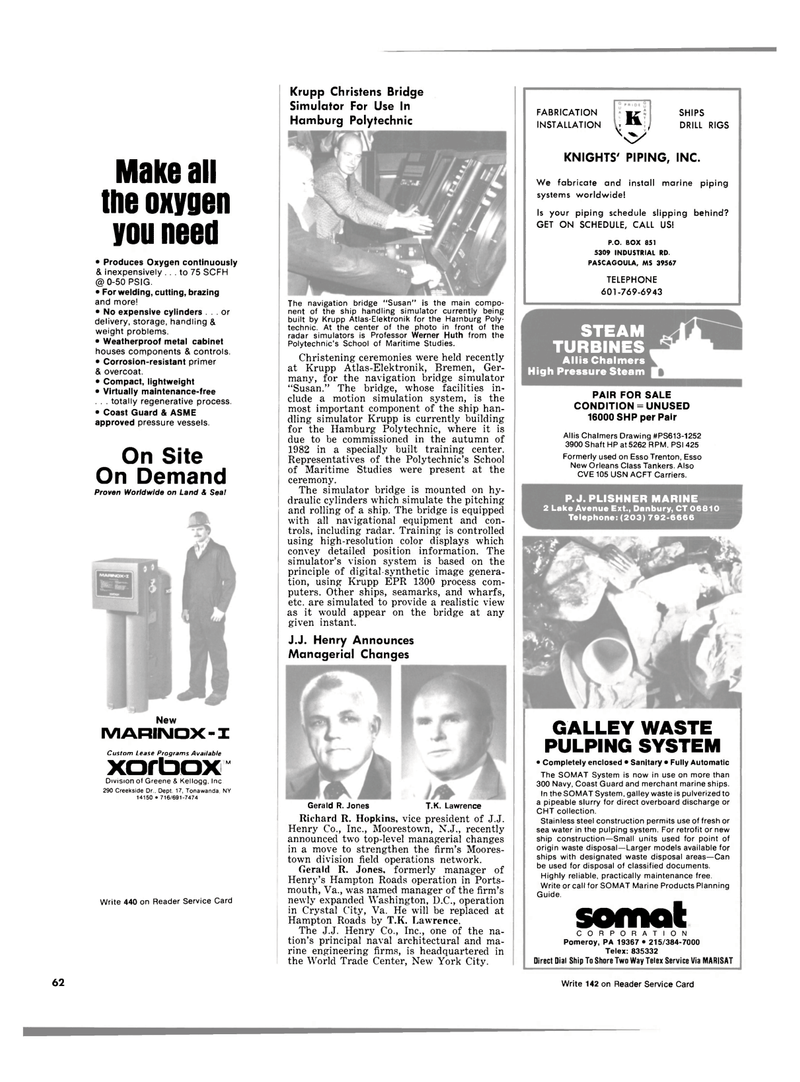 Maritime Reporter Magazine, page 3rd Cover,  Sep 15, 1981