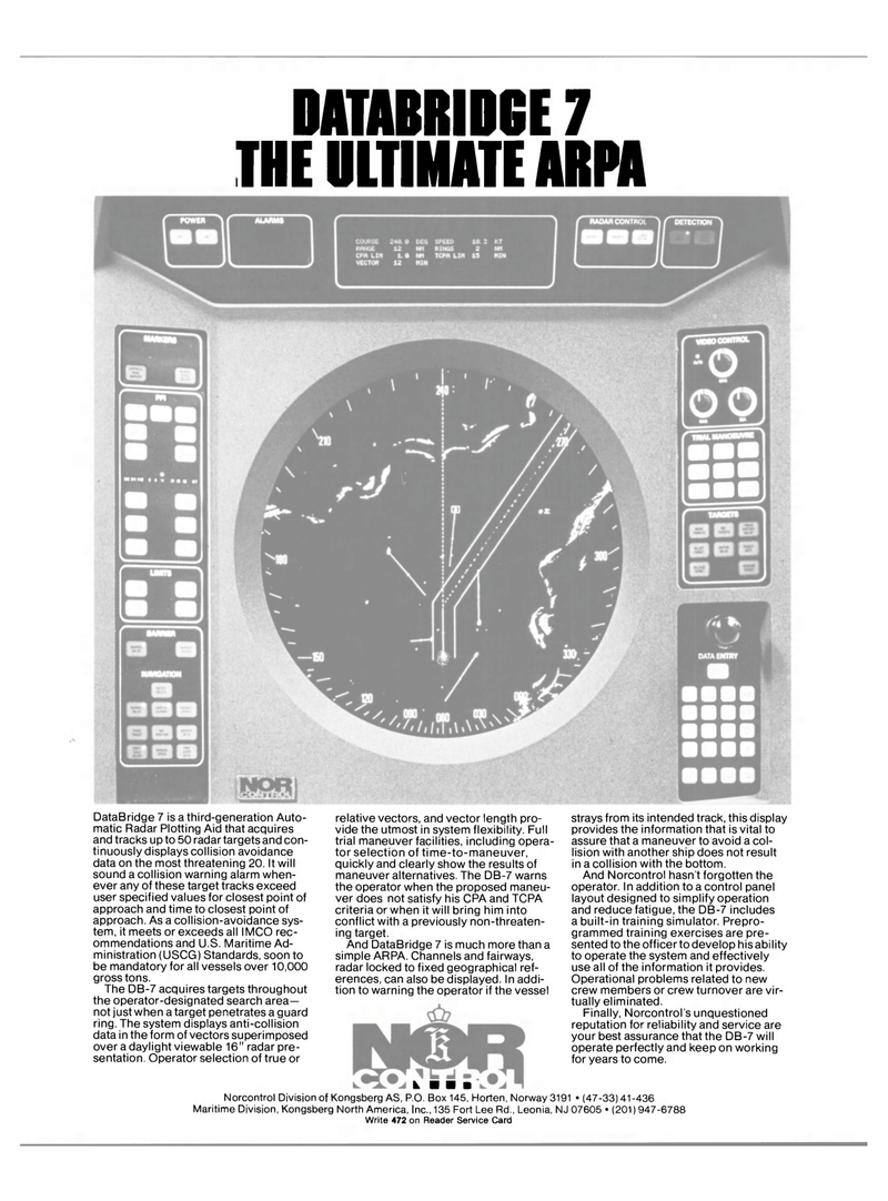 Maritime Reporter Magazine, page 13,  Oct 15, 1981