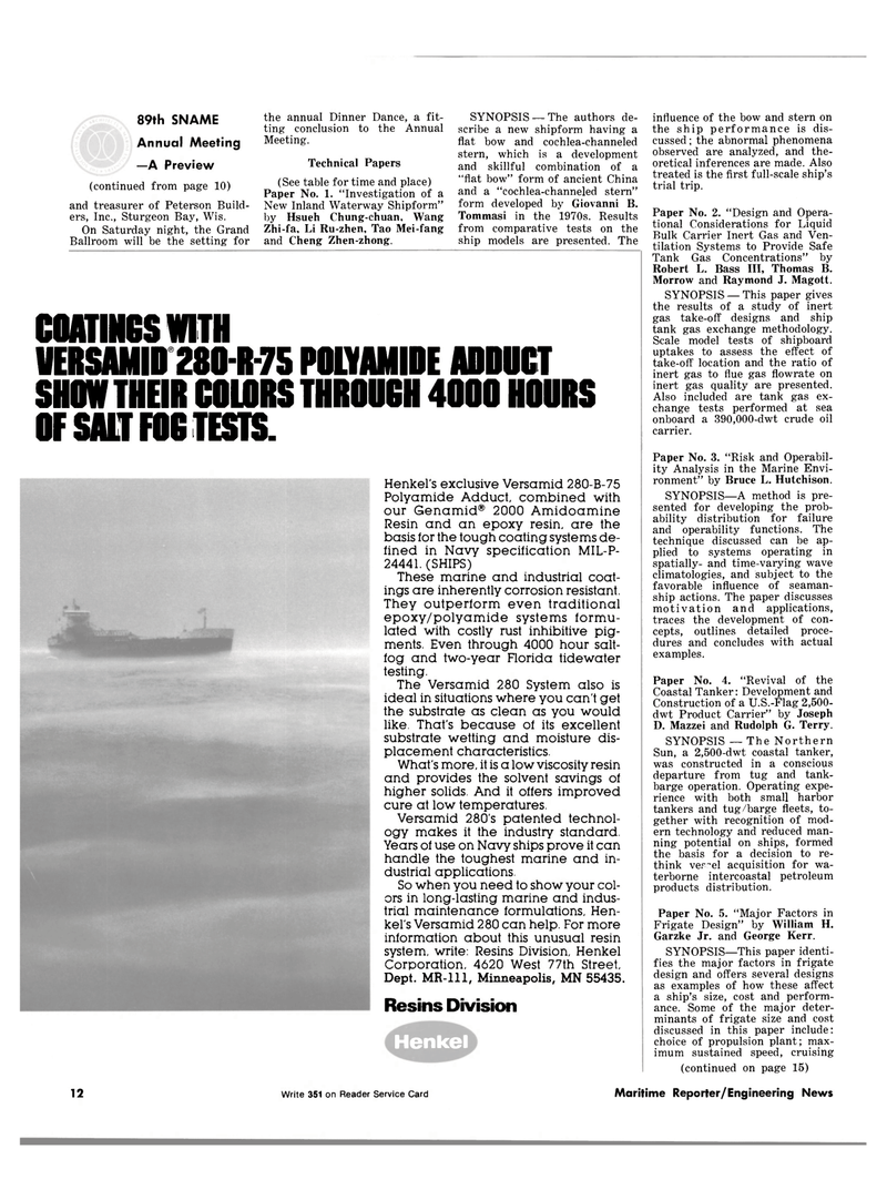 Maritime Reporter Magazine, page 10,  Nov 1981