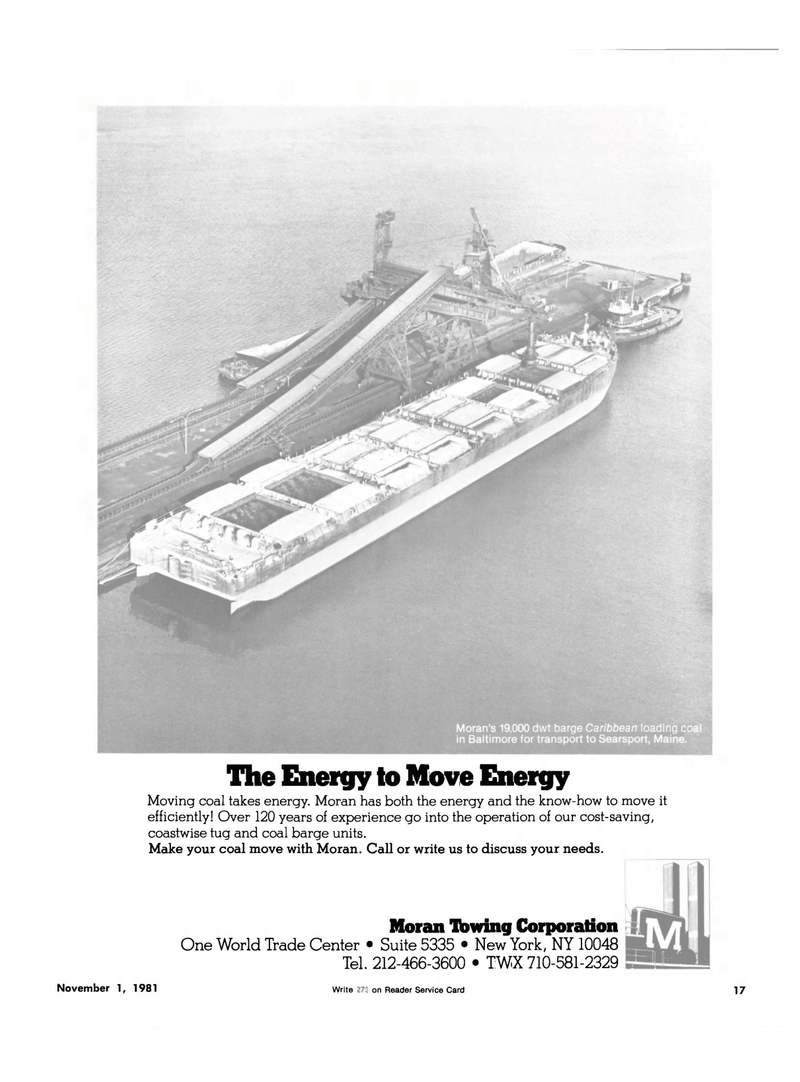 Maritime Reporter Magazine, page 17,  Nov 1981