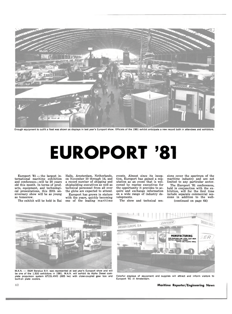 Maritime Reporter Magazine, page 68,  Nov 1981