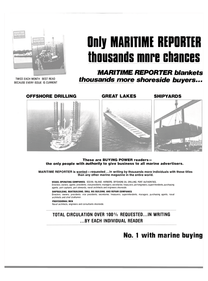 Maritime Reporter Magazine, page 28,  Nov 15, 1981