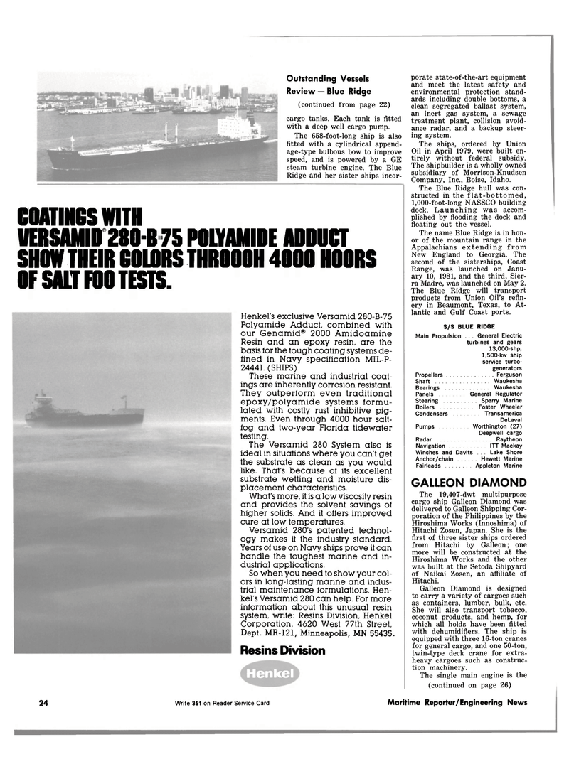 Maritime Reporter Magazine, page 18,  Dec 1981