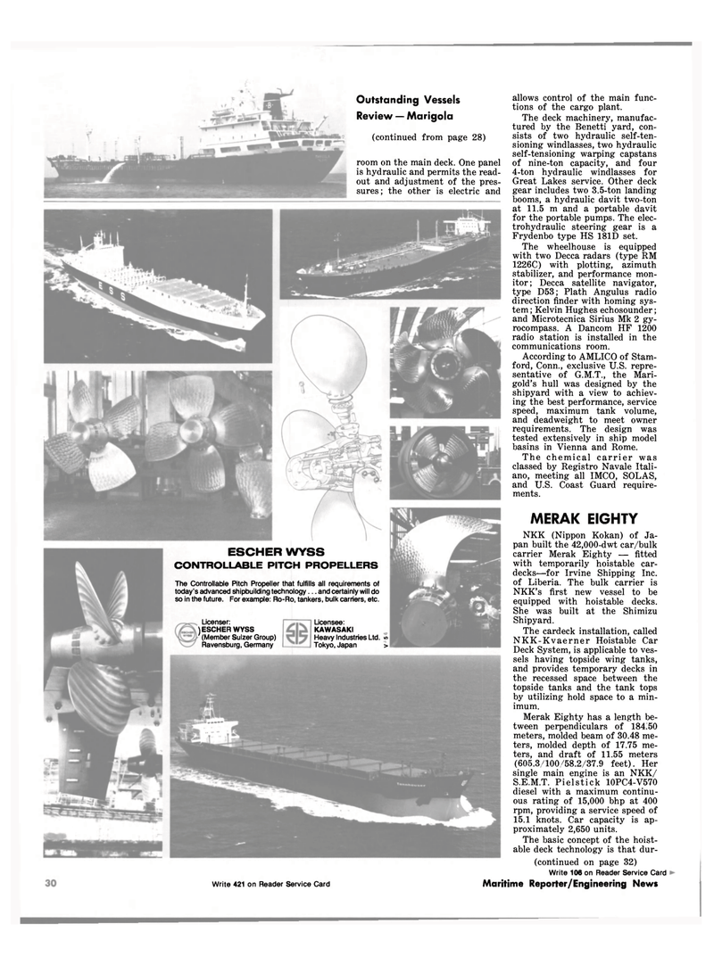 Maritime Reporter Magazine, page 24,  Dec 1981