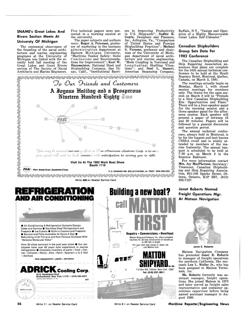 Maritime Reporter Magazine, page 38,  Dec 1981