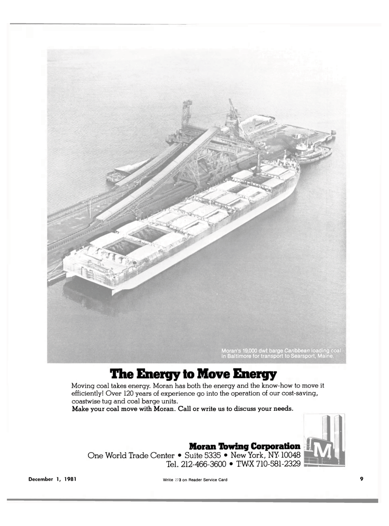 Maritime Reporter Magazine, page 5,  Dec 1981