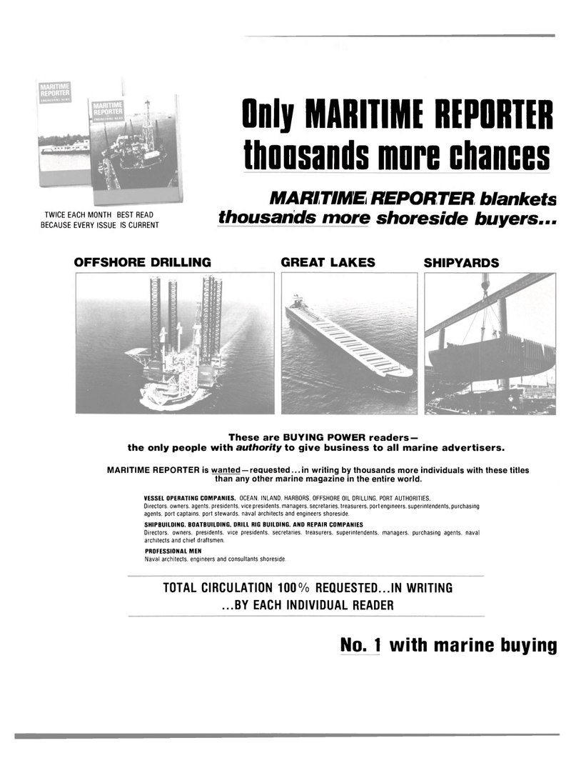 Maritime Reporter Magazine, page 28,  Dec 15, 1981