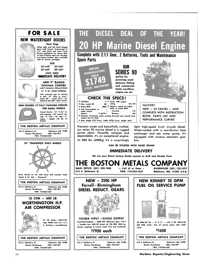 Maritime Reporter Magazine, page 38,  Dec 15, 1981