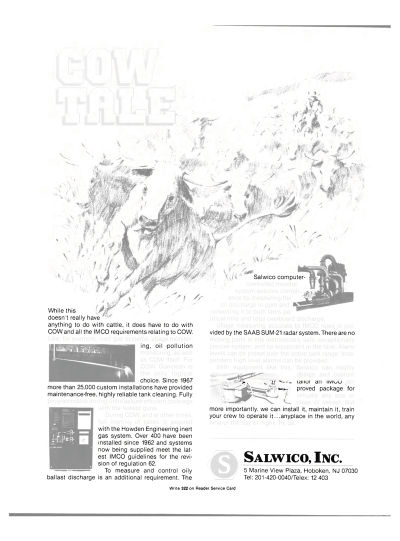 Maritime Reporter Magazine, page 4th Cover,  Dec 15, 1981
