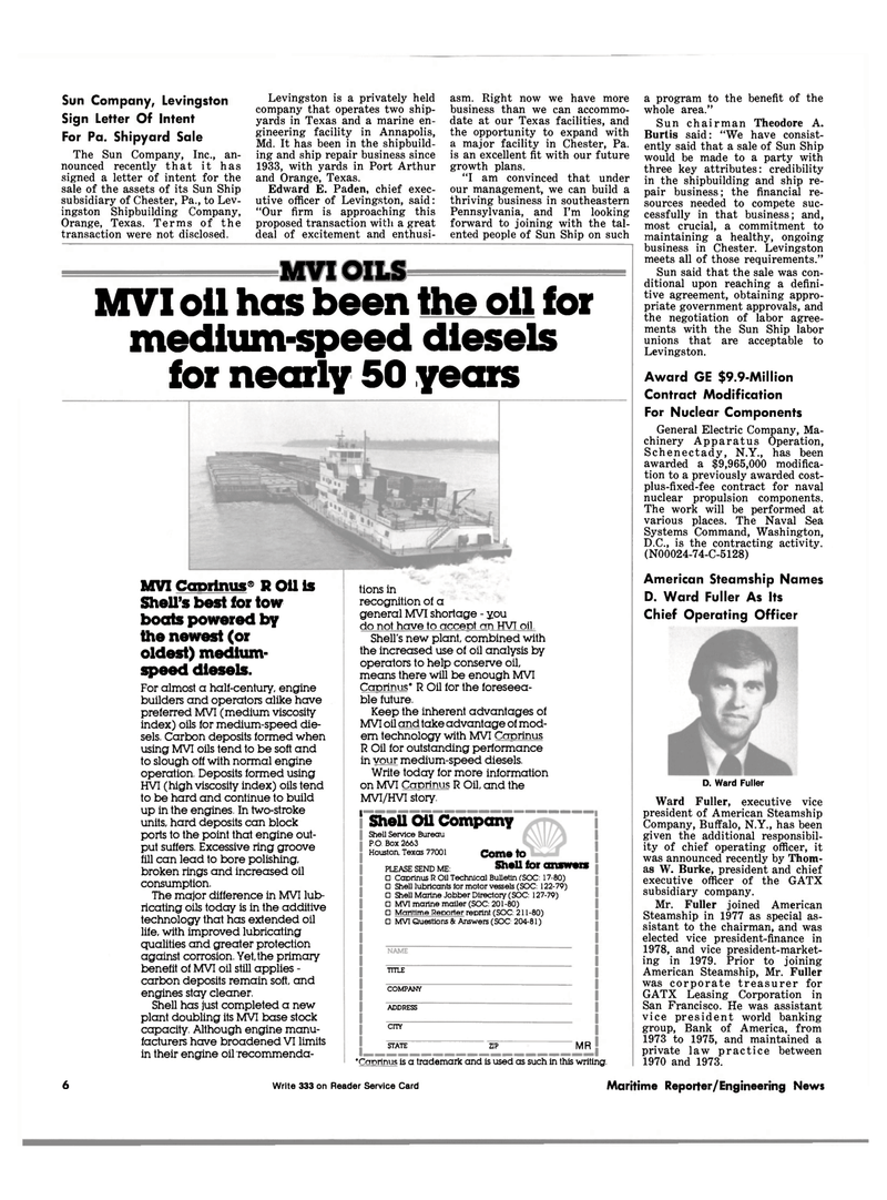 Maritime Reporter Magazine, page 6,  Dec 15, 1981