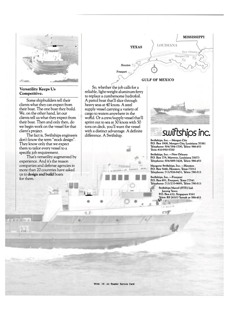 Maritime Reporter Magazine, page 23,  Apr 1982