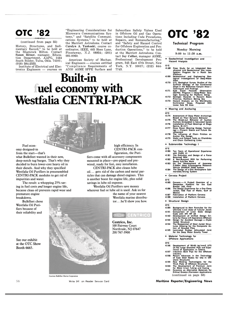 Maritime Reporter Magazine, page 32,  Apr 1982