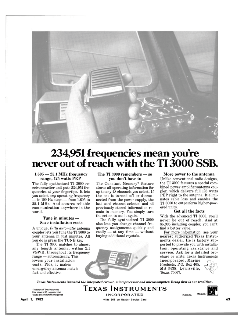 Maritime Reporter Magazine, page 41,  Apr 1982