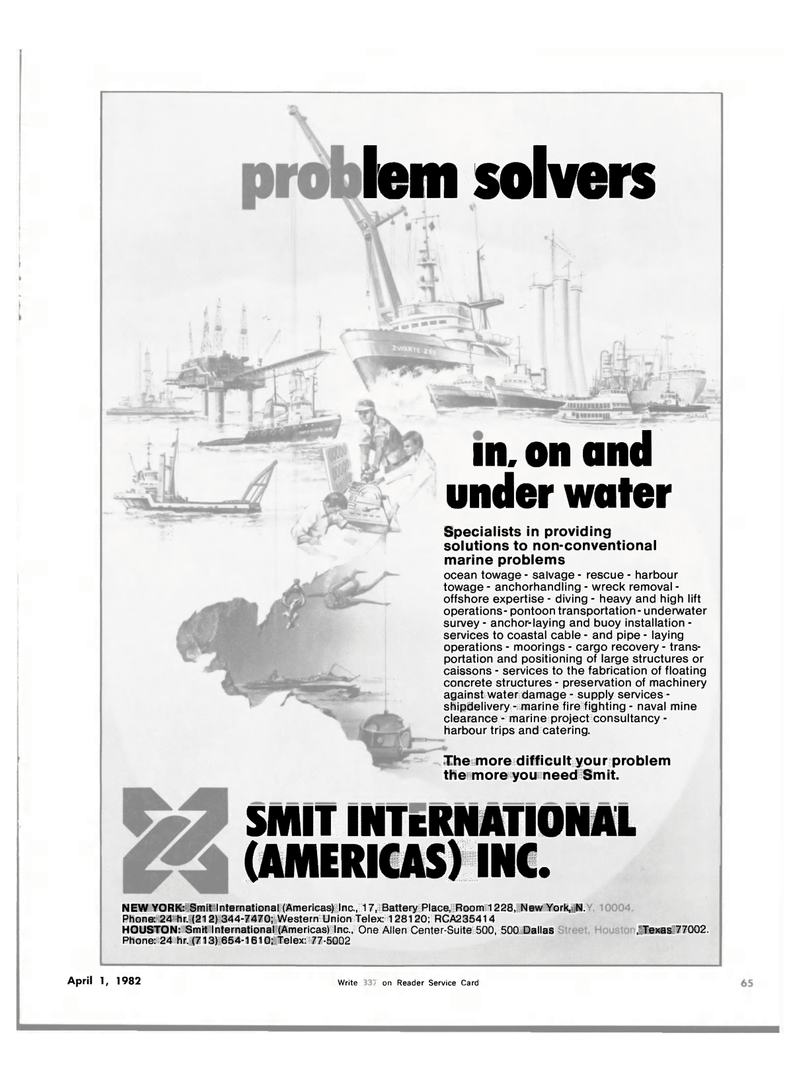 Maritime Reporter Magazine, page 43,  Apr 1982
